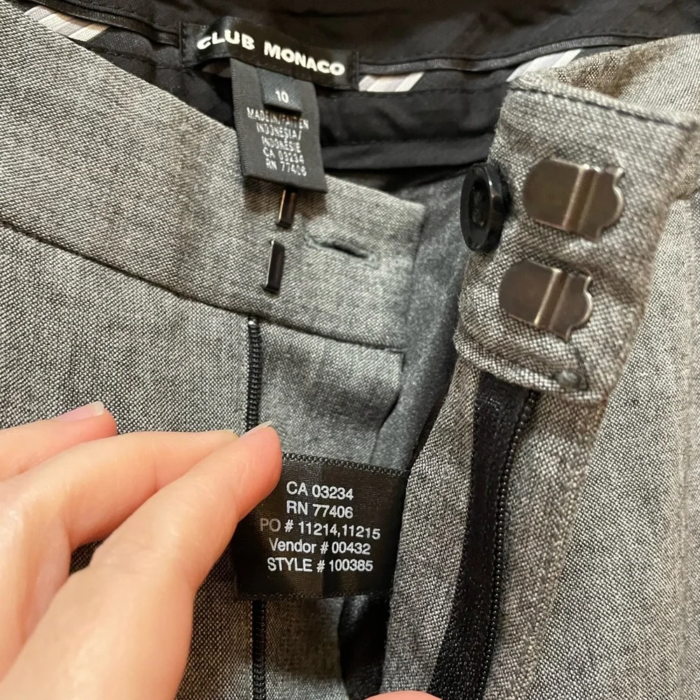 Club Monaco Grey Tailored Suit Set - Picture 7 of 16